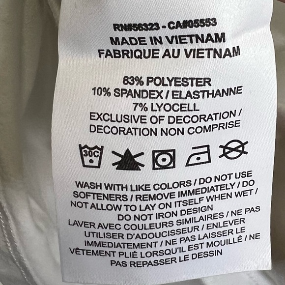 Nike Dri-FIT One Luxe Women's Twist Cropped Short-Sleeve Top  White Size 3X - Picture 6 of 7